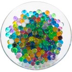 10000 Colorful Hydrogel Balls for Plant Vases - Water Retaining Decorative Moisture Supply - Safe DIY Craft Project Materials
